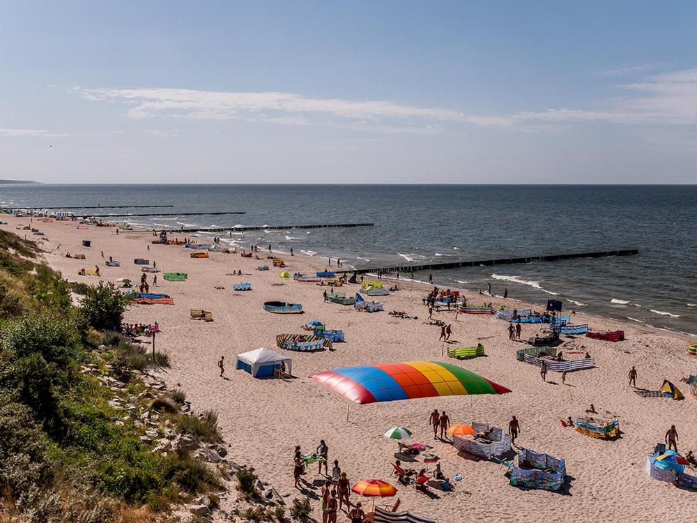 U Sylwi Domki Drewniane Trzęsacz Exteriér fotografie