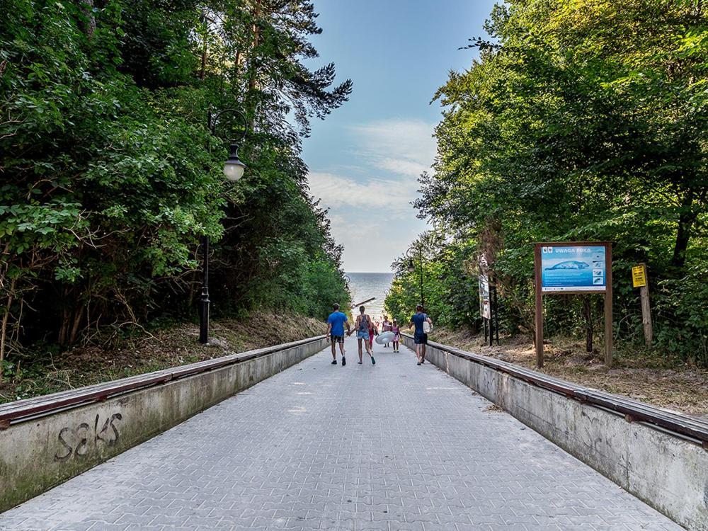 U Sylwi Domki Drewniane Trzęsacz Exteriér fotografie